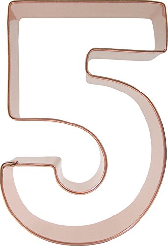 CopperGifts: Number 5 Cookie Cutter