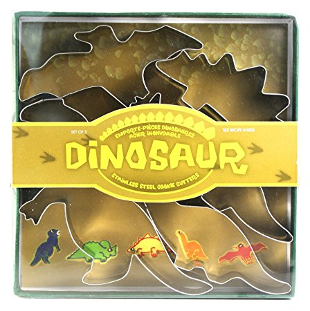 Fox Run Dinosaur Cookie Cutter Set