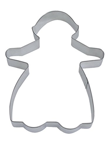 5 X R & M International 5883 8-Inch Gingerbread Girl Cookie Cutter, X-Large