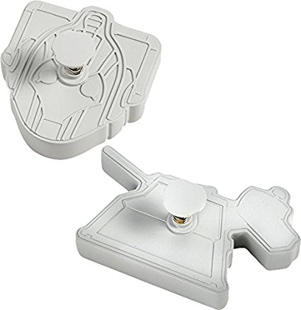 Doctor Who K9 and Cyberman Cookie Cutters