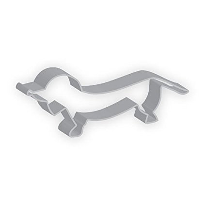 The American Cookie Cutter by Flavortools Dog Dachshund Cookie Cutter, 5-Inch, Set of 12