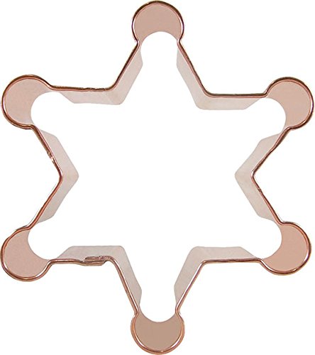CopperGifts: Sheriff Badge Cookie Cutter
