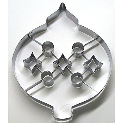 Large Ornament Stainless Steel Cookie Cutter 7.5