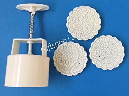 Giftshop12 Mooncake Molds Cookie Cutter Molds Round 150g-170g