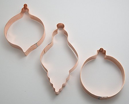 Trio of Vintage Style Christmas Ornament Cookie Cutters