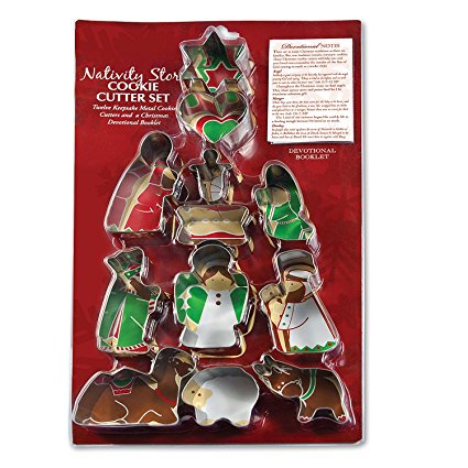 12 Piece Christmas Cookie Cutter Set