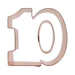 CopperGifts: Number 10 Cookie Cutter