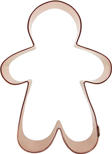 CopperGifts: Gingerbread Boy Cookie Cutter 4.5-inch