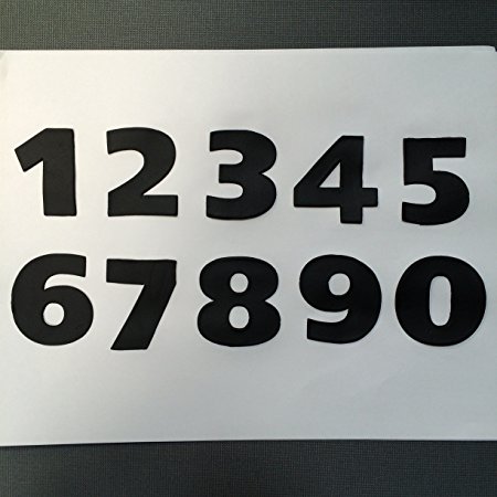 Space Font Number Cookie Cutter Set (4 inches)